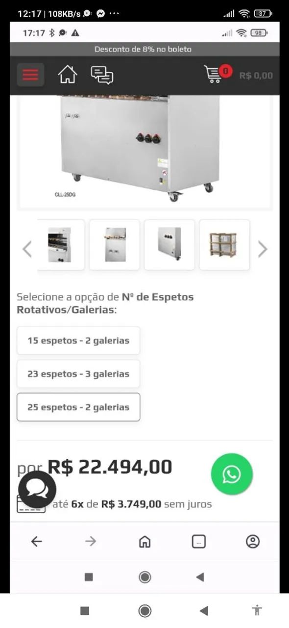 Churrasqueira TOMASI profissional  - Foto 3