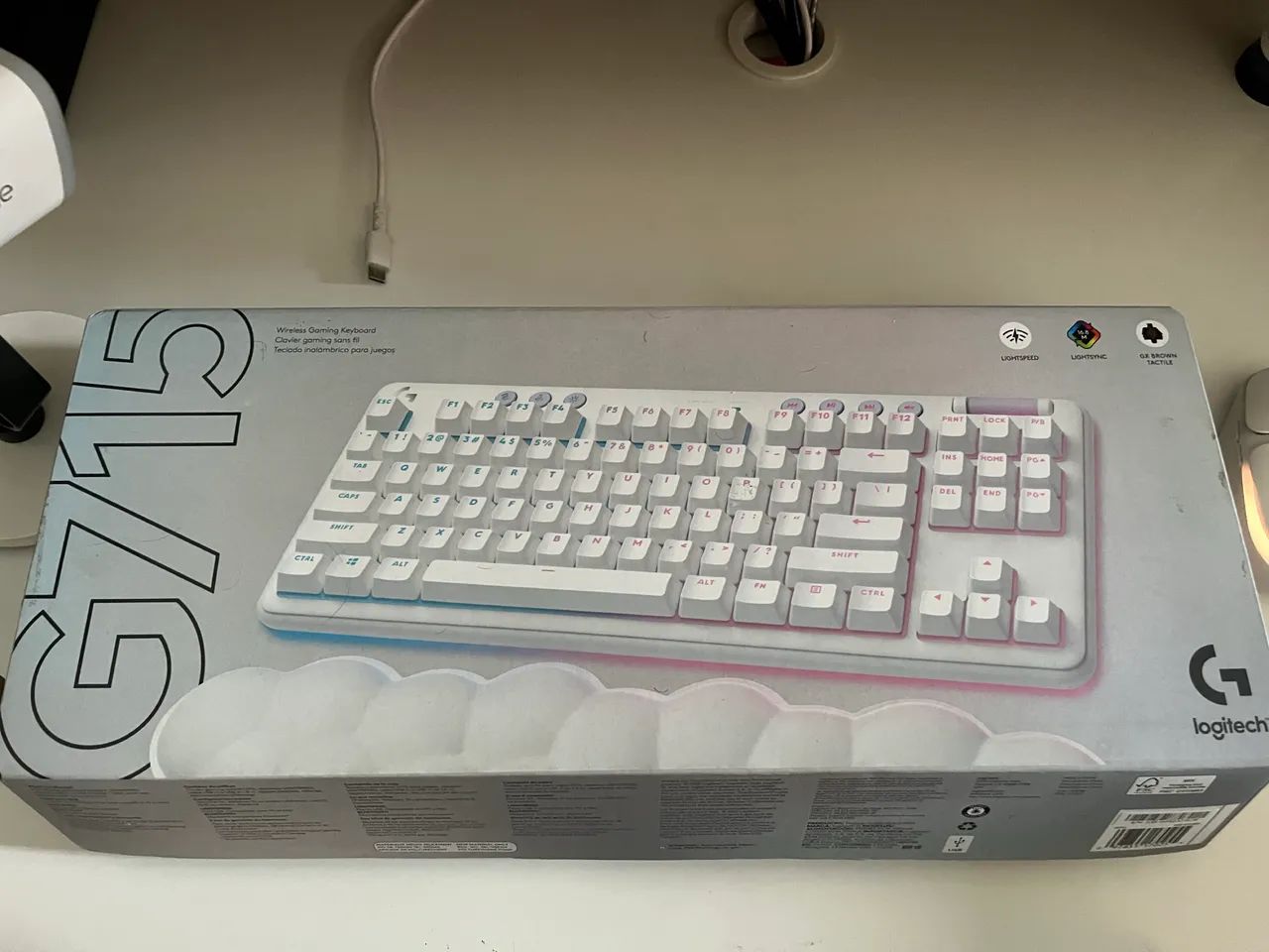 Teclado Logitech G715 branco - Foto 5