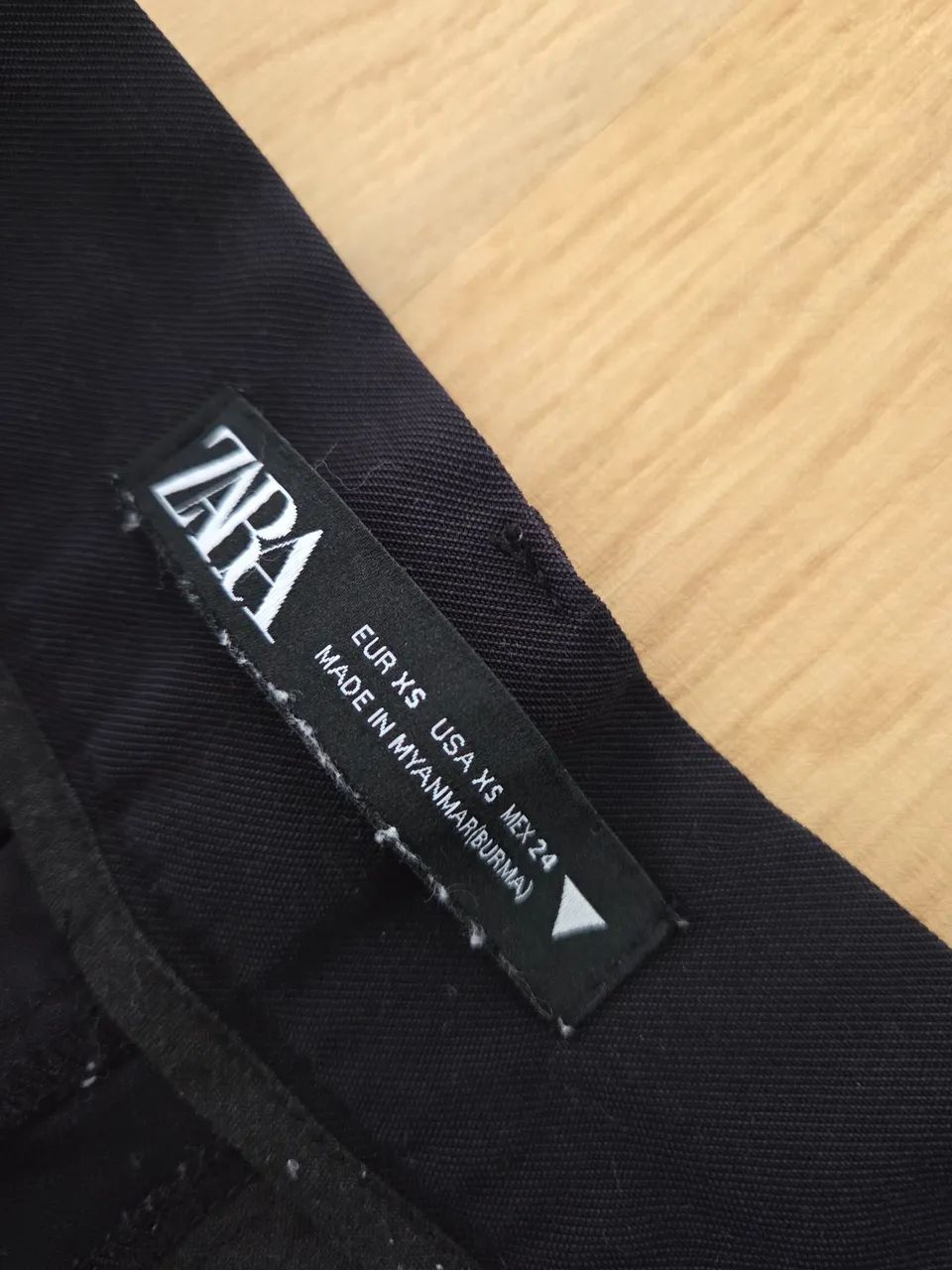 calça zara wide leg preta pp - Foto 3