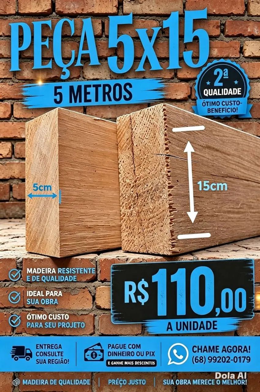 ? MADEIRA DE ALTA QUALIDADE PARA SUA OBRA! ? - Foto 2