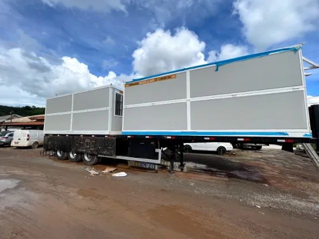 Módulo Escritório Dobrável Pra Obras E Escritórios Container - Foto 3