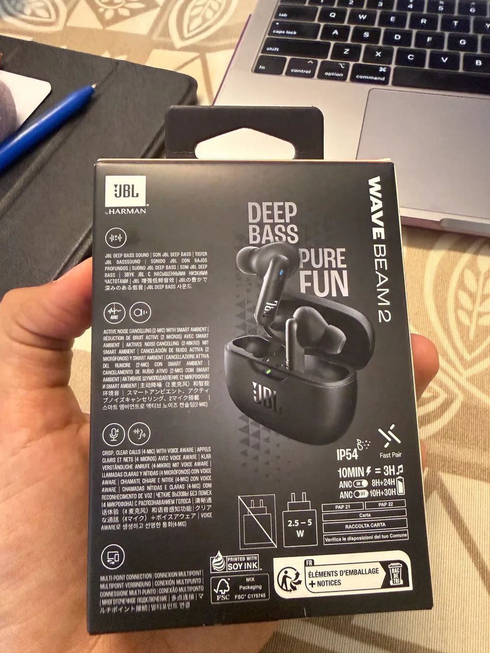 Fone JBL Wave Beam 2 (NOVO - Lacrado) - Foto 3