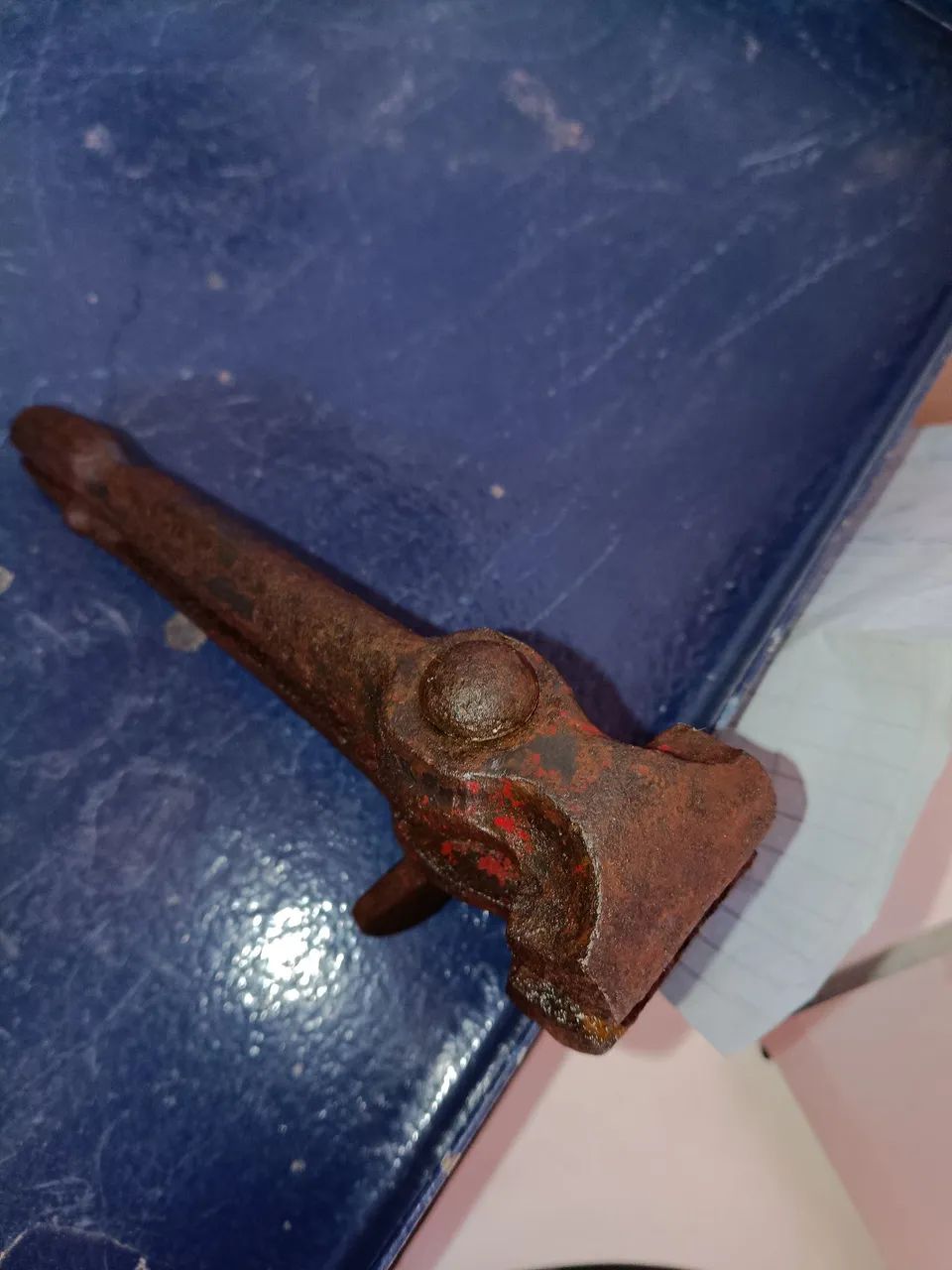 Morsa de mão antiga  - Foto 3