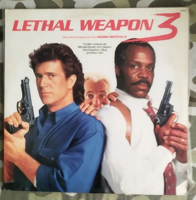 LP Vinil Máquina Mortífera 3 (Lethal Weapon 3) Soundtrack (1992) VG+ VG
