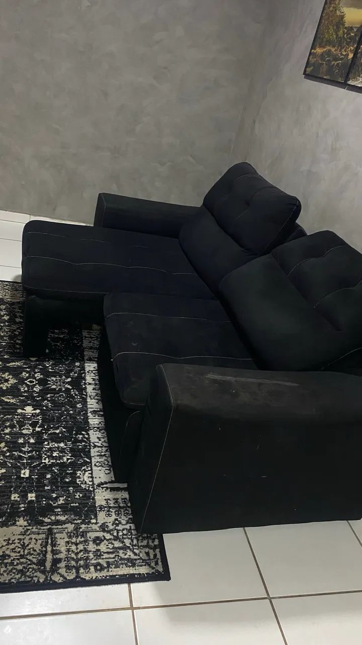 Sofá retrátil reclinável