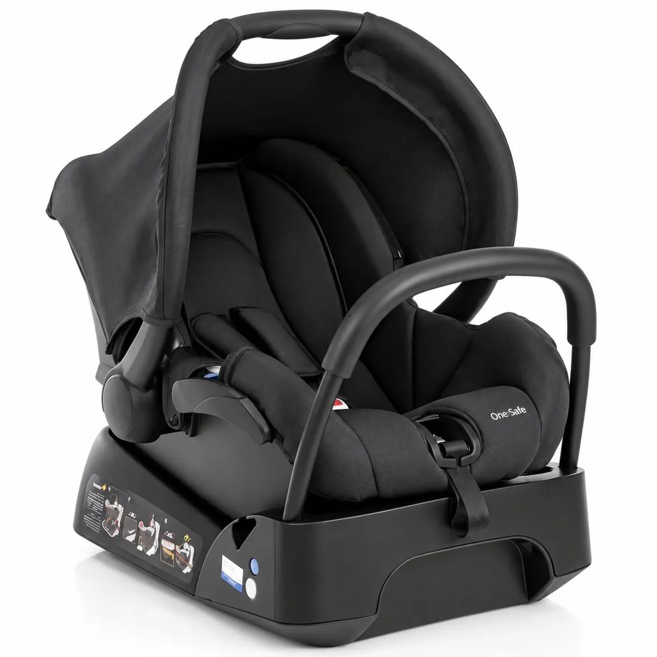 Bebê Conforto Safety 1st Preto com Base - Foto 3