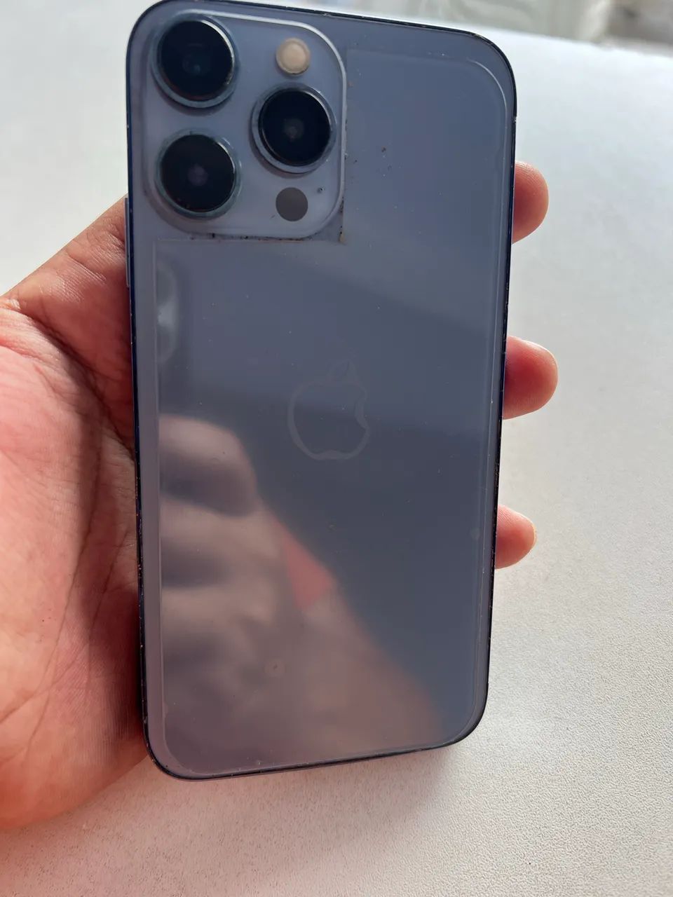 Vendo iphone xr com carcaça de 13 pro azul