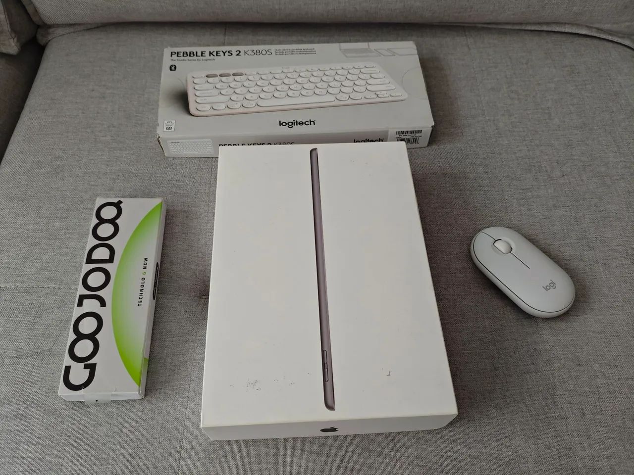 Ipad 9 geração, 256gb, Wi-Fi + 4G LTE, Teclado e mouse sem fio