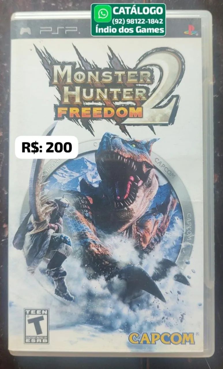Monster Hunter Freedom 2 = R$: 200