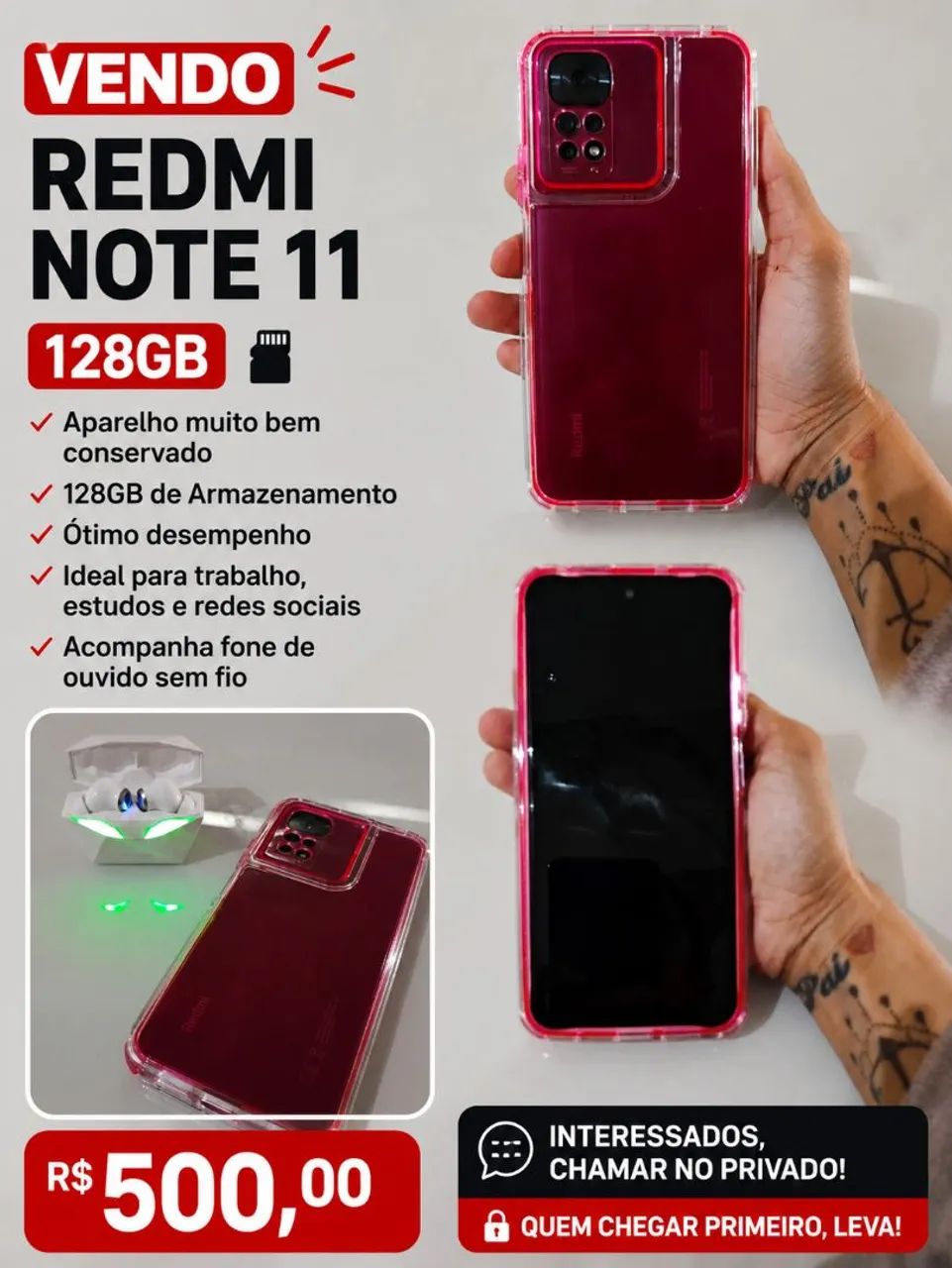 Vendo celular redmi note 11