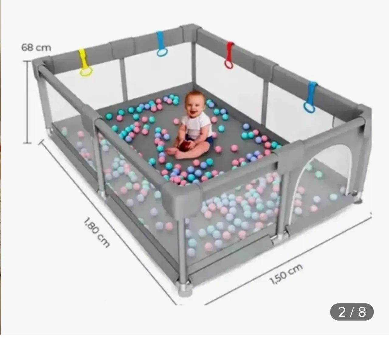 Vende-se cercado gigante de bebê  - Foto 2