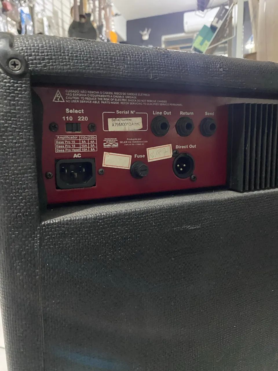 Cubo Baixo Bass Pro 15 WarmMusic Equalizer - Foto 3