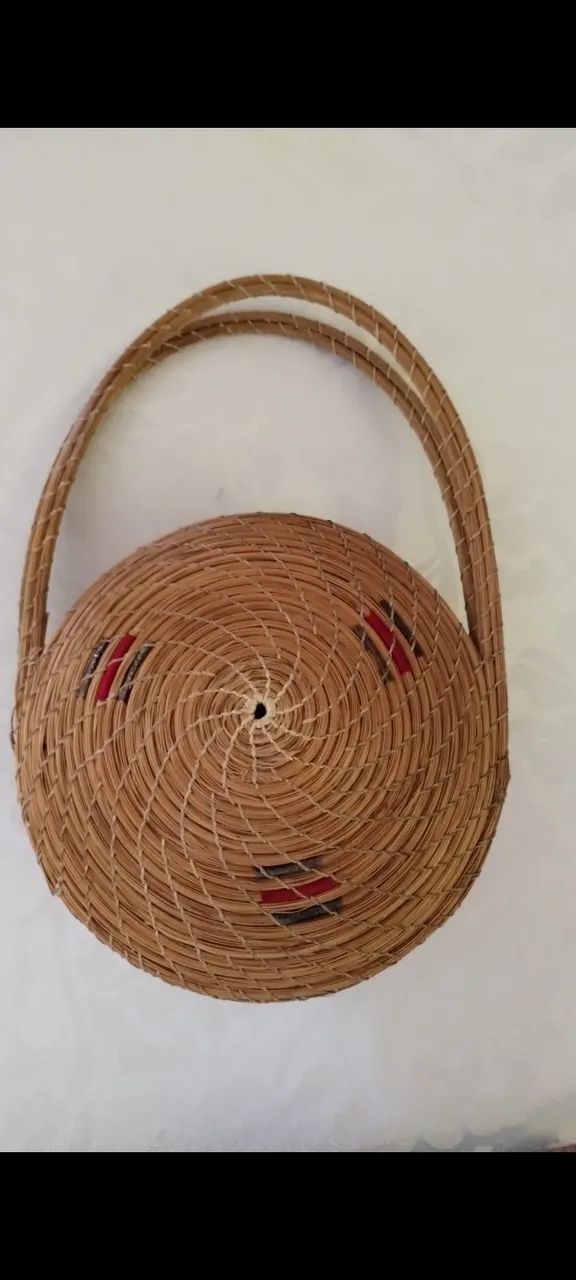 Bolsa de capim dourado  - Foto 2