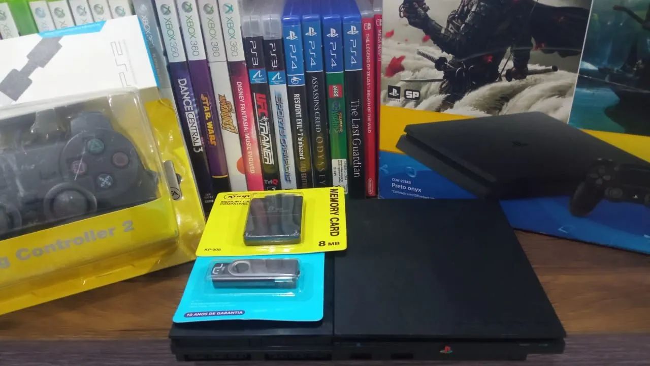 PS2 completo (somos loja) - Foto 3
