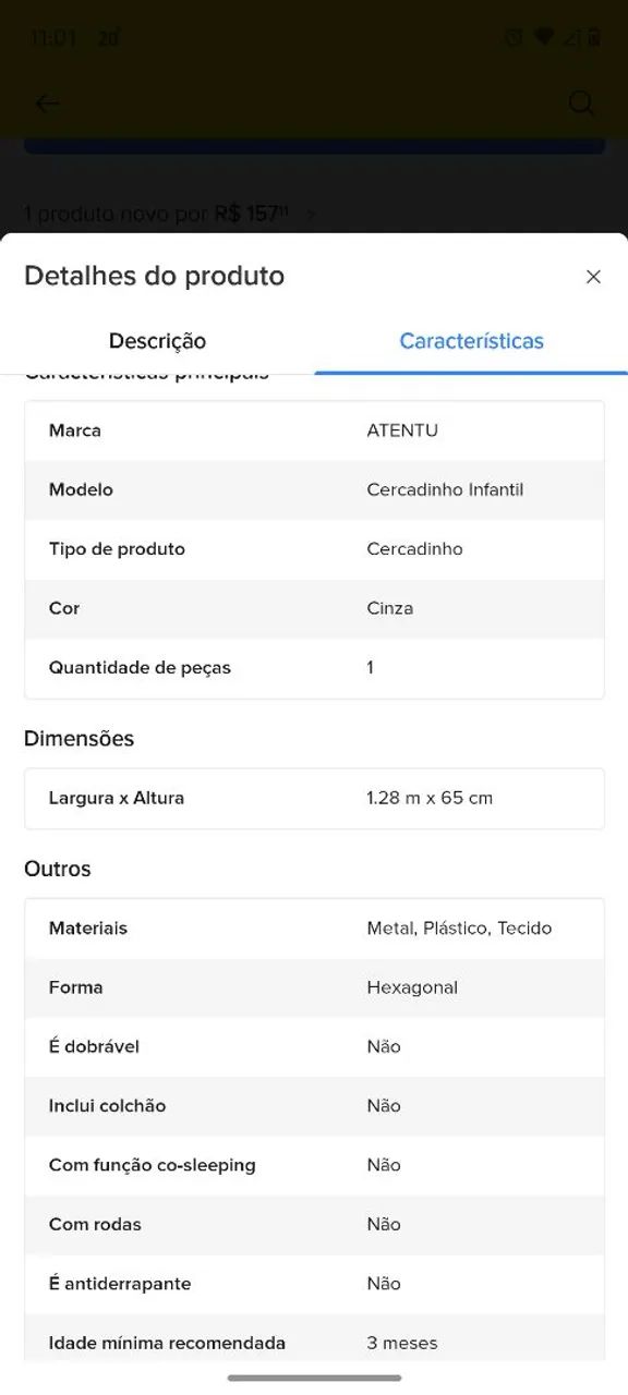 Cercadinho infantil bebê  - Foto 3