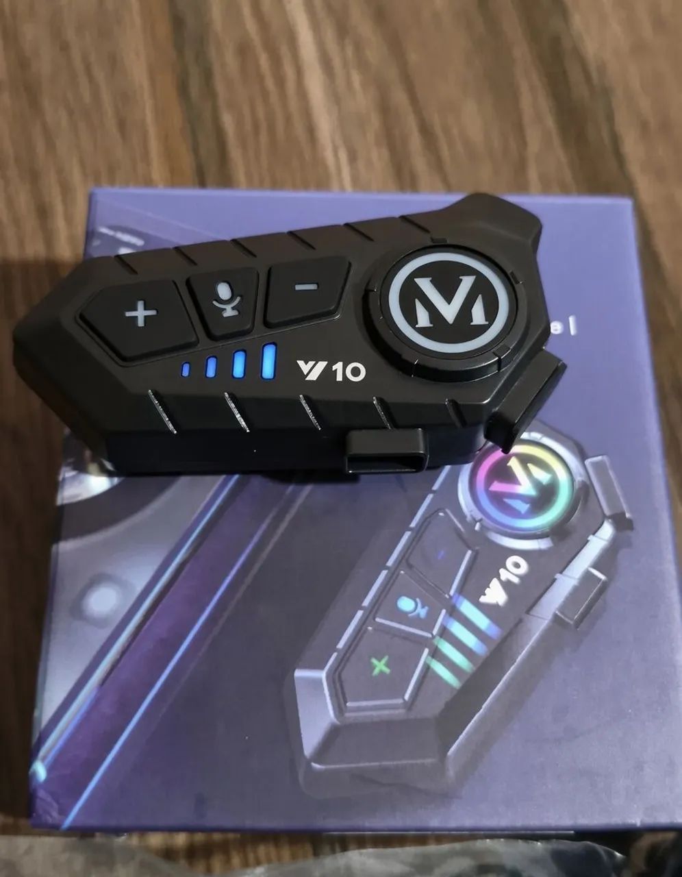 Intercomunicador Bluetooth para Capacete V10 - Novo - Foto 2