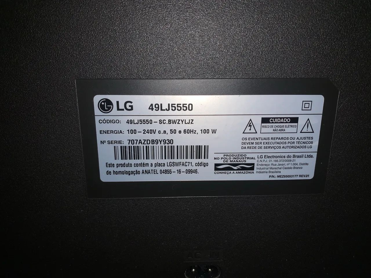 Tv LG 49? Modelo 49LJ5550 - Foto 3