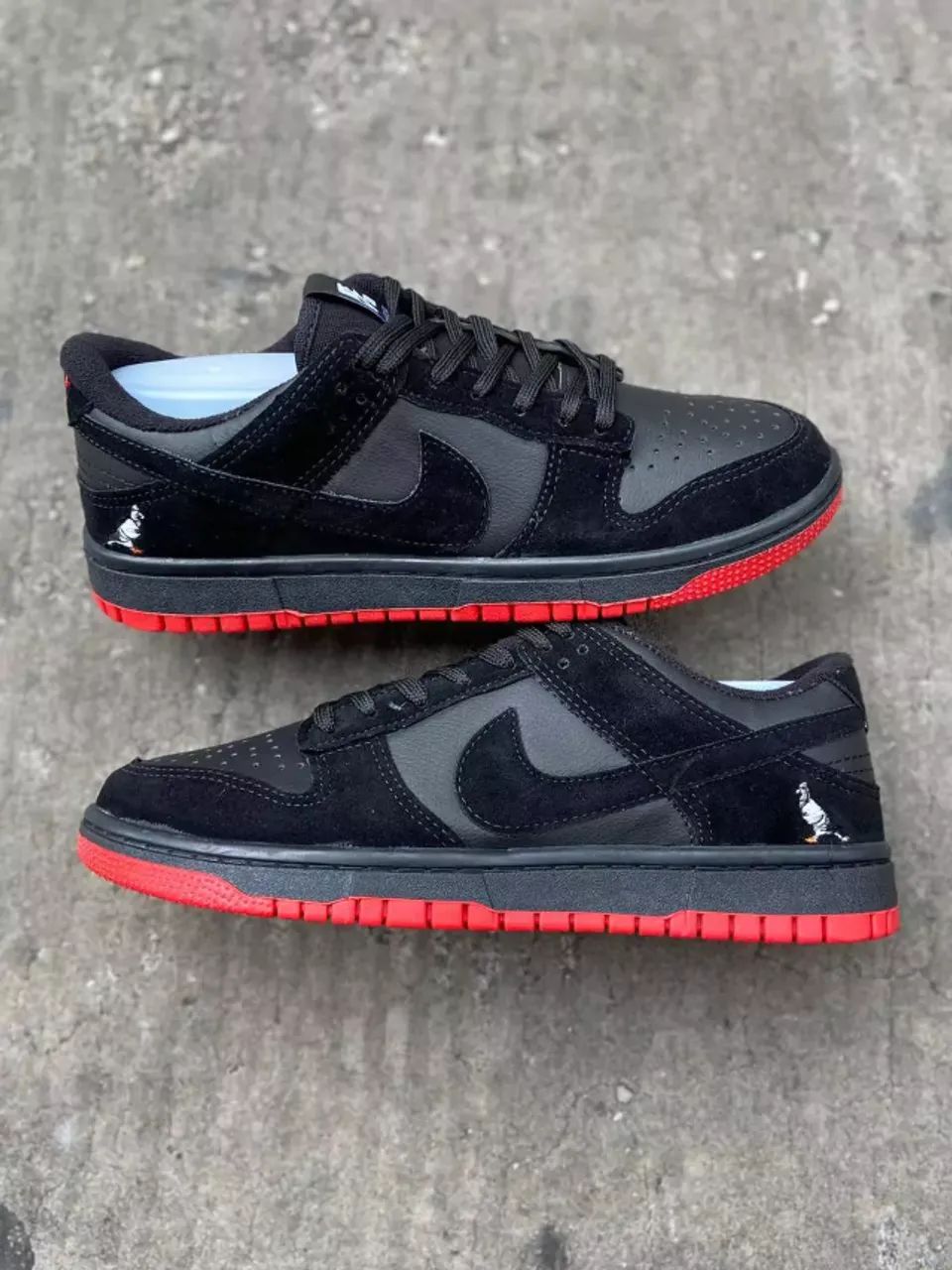 Tênis Nike SB Dunk Low Masculino Premium Cor: Black Red - Disponível 38 AO 43 - Foto 4