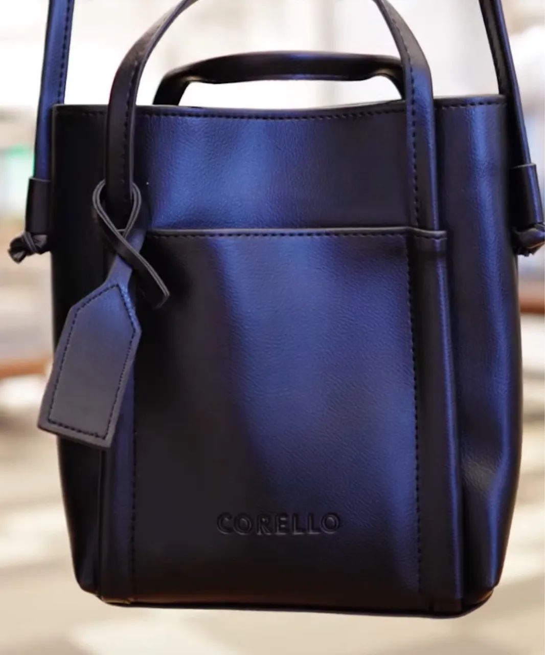 Bolsa cor elo preta  - Foto 2