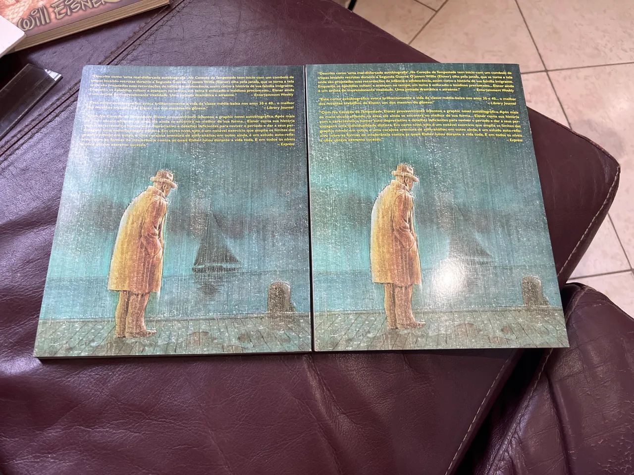 Will Eisner - No Coração da Tempestade - Editora Abril - Vol. 1 e 2 - Foto 2