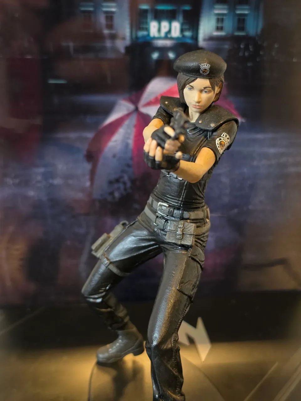 Jill valentine black neca resident evil action figures rara 