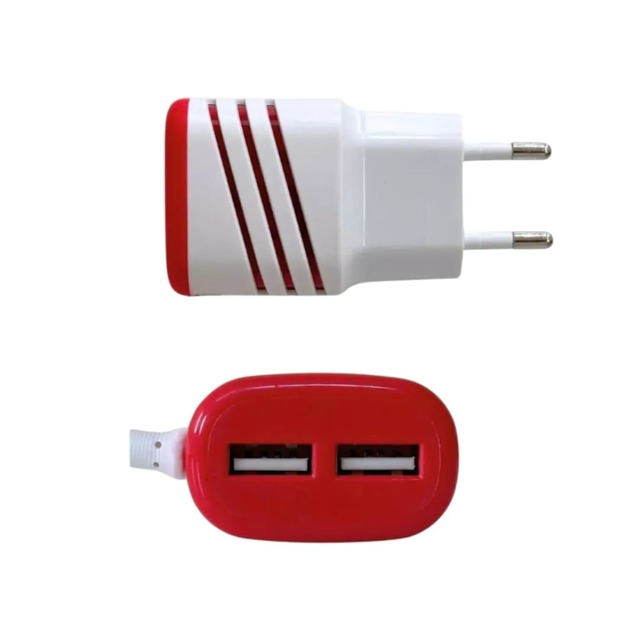 Carregador V8 com 02 Portas USB 5.1A Cabo Fixo e Luz de Led - Foto 4