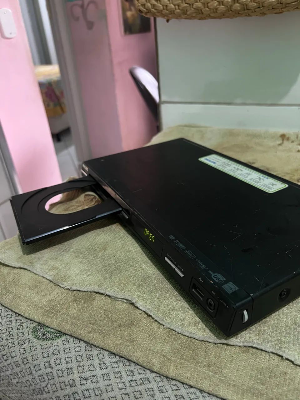 DVD Player Philips Com Entrada USB - Funcionando Perfeitamente