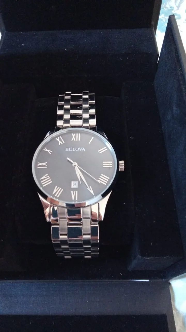 Relógio Bulova Classic Masculino - 96B261N Cinza - Foto 3