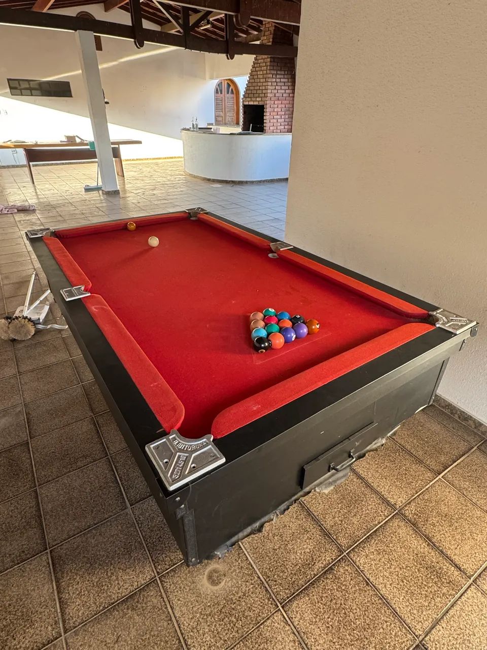 MESA DE SINUCA COMPLETA