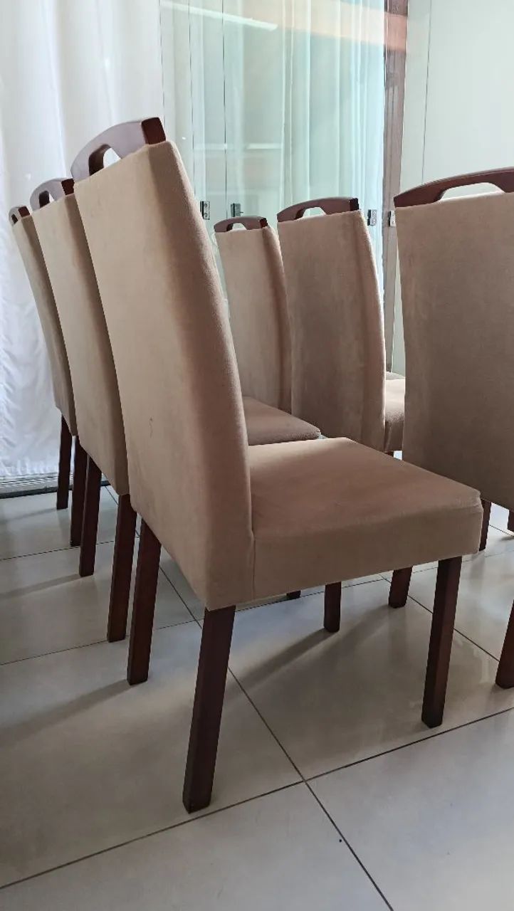 Jogo de cadeiras e pé de mesa. - Foto 3