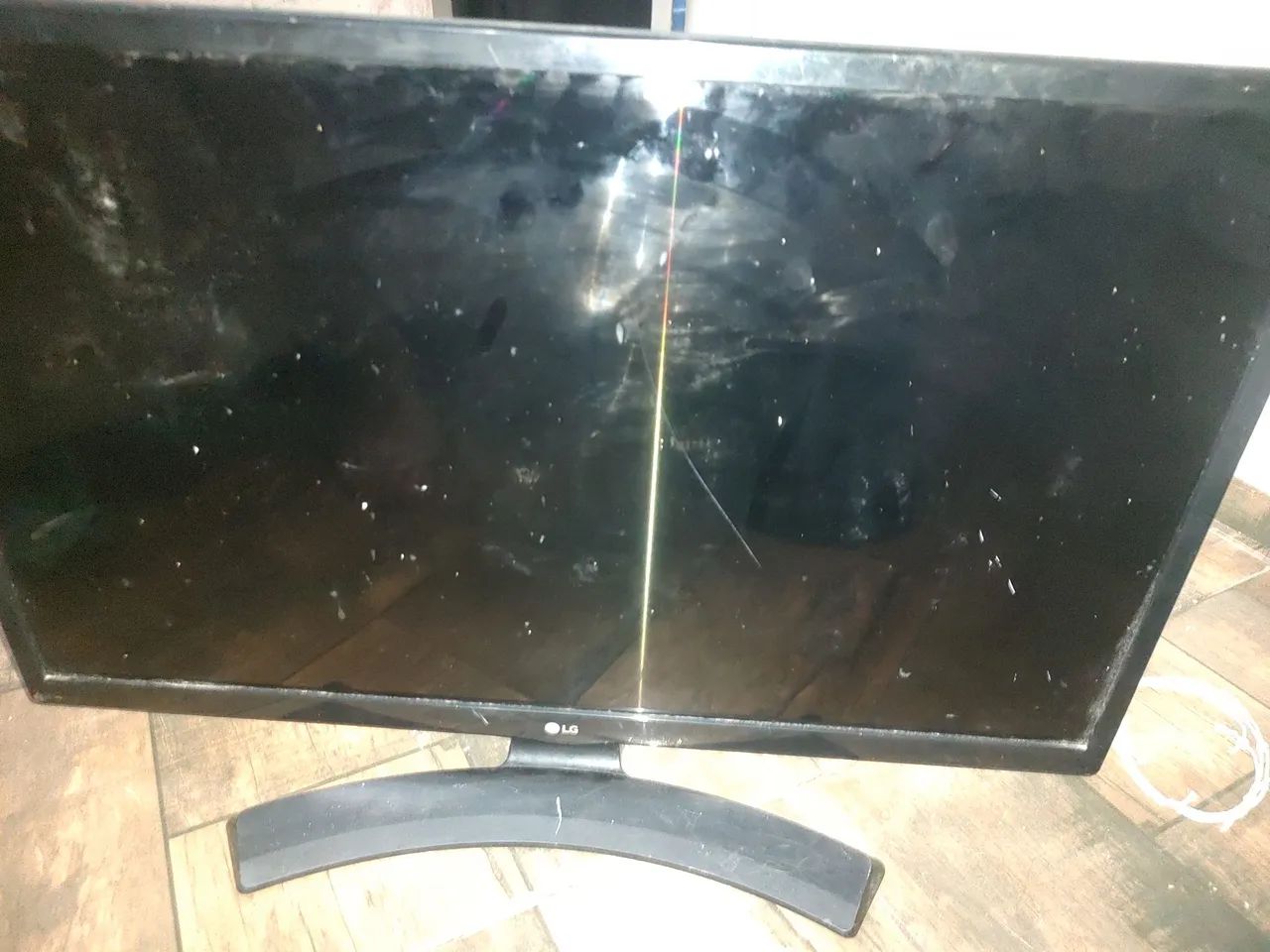 Tv LG 28 polegadas tela quebrada - Foto 3