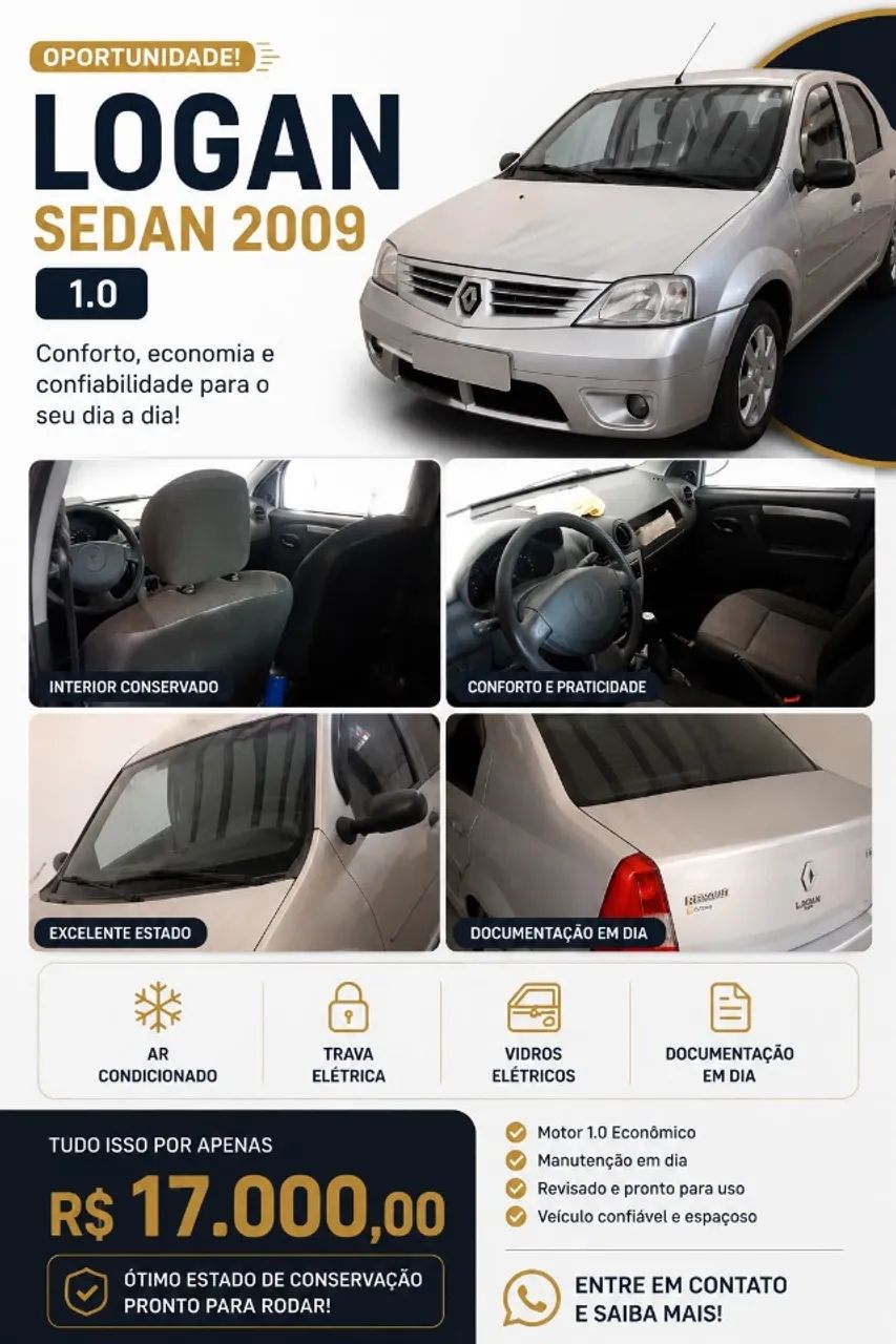Renault Logan EXPRES./EXP. UP HI-FLEX 1.0 16V 4P 2009