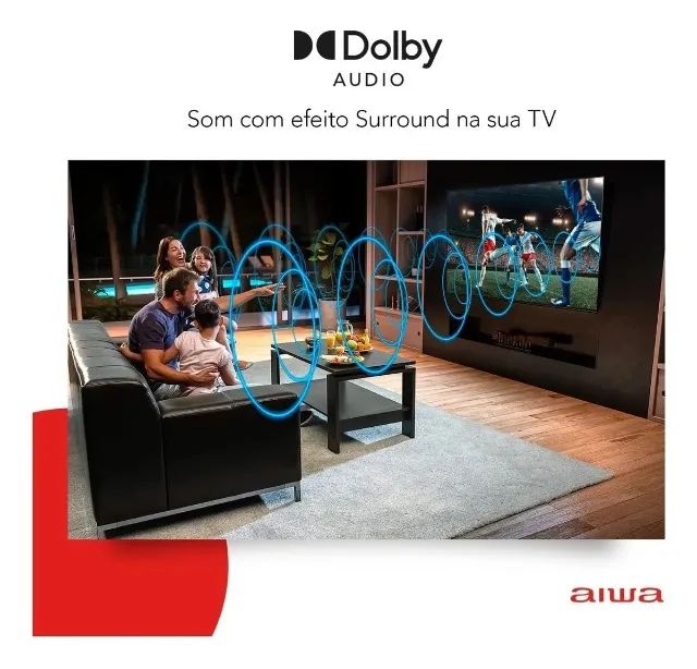 Smart TV AIWA 32? HD Android, HDR10, Google Assistente, Chromecast, BT, DolbyAudio -Bivolt - Foto 3