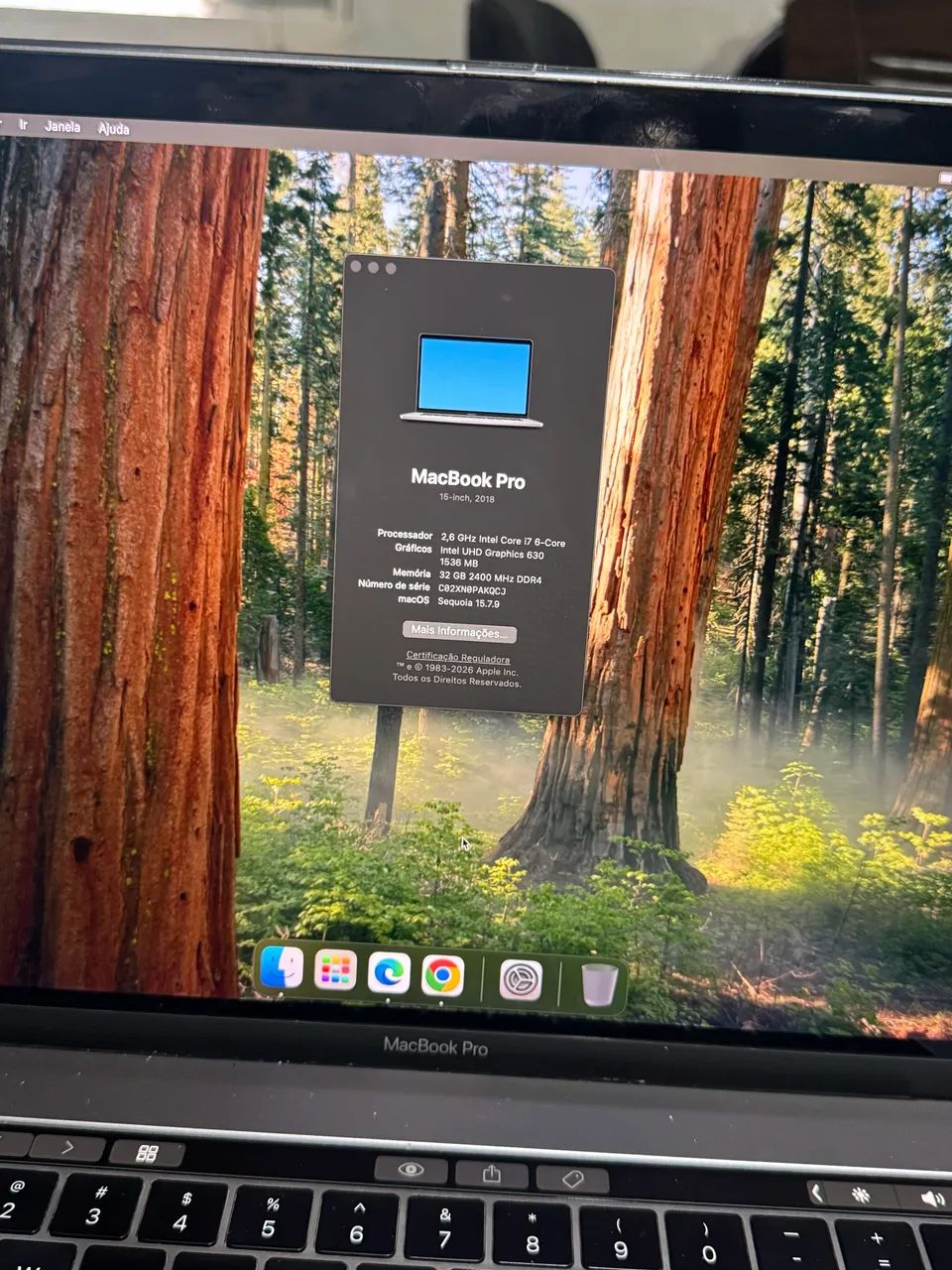 Macbok Pro 2018- 32 Gigas de Ram e 512 gb - Foto 2