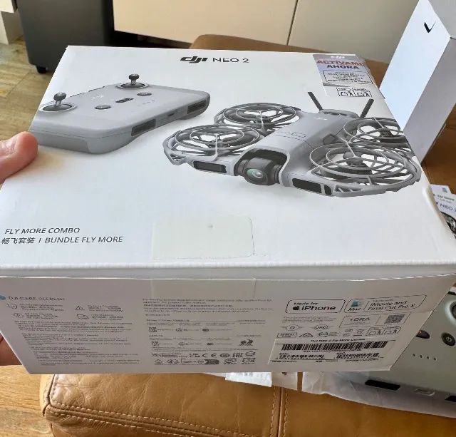 Drone DJI Neo 2 Fly More Combo - Controle sem Tela - Caixa Aberta - NOVO - Foto 3