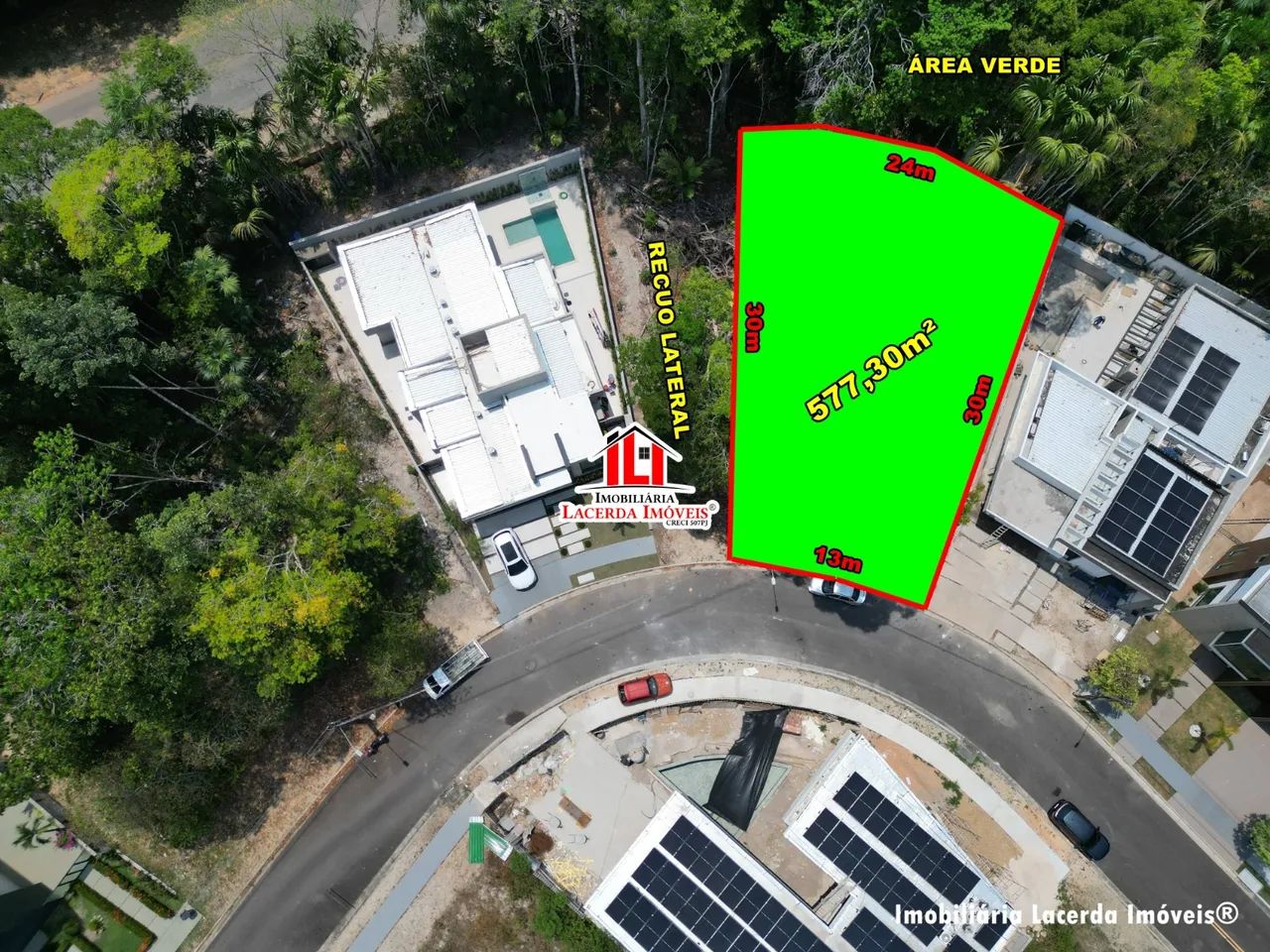 !- Alphaville Manaus 3 ?? com 577m² Fundo para área verde - ! - Foto 2