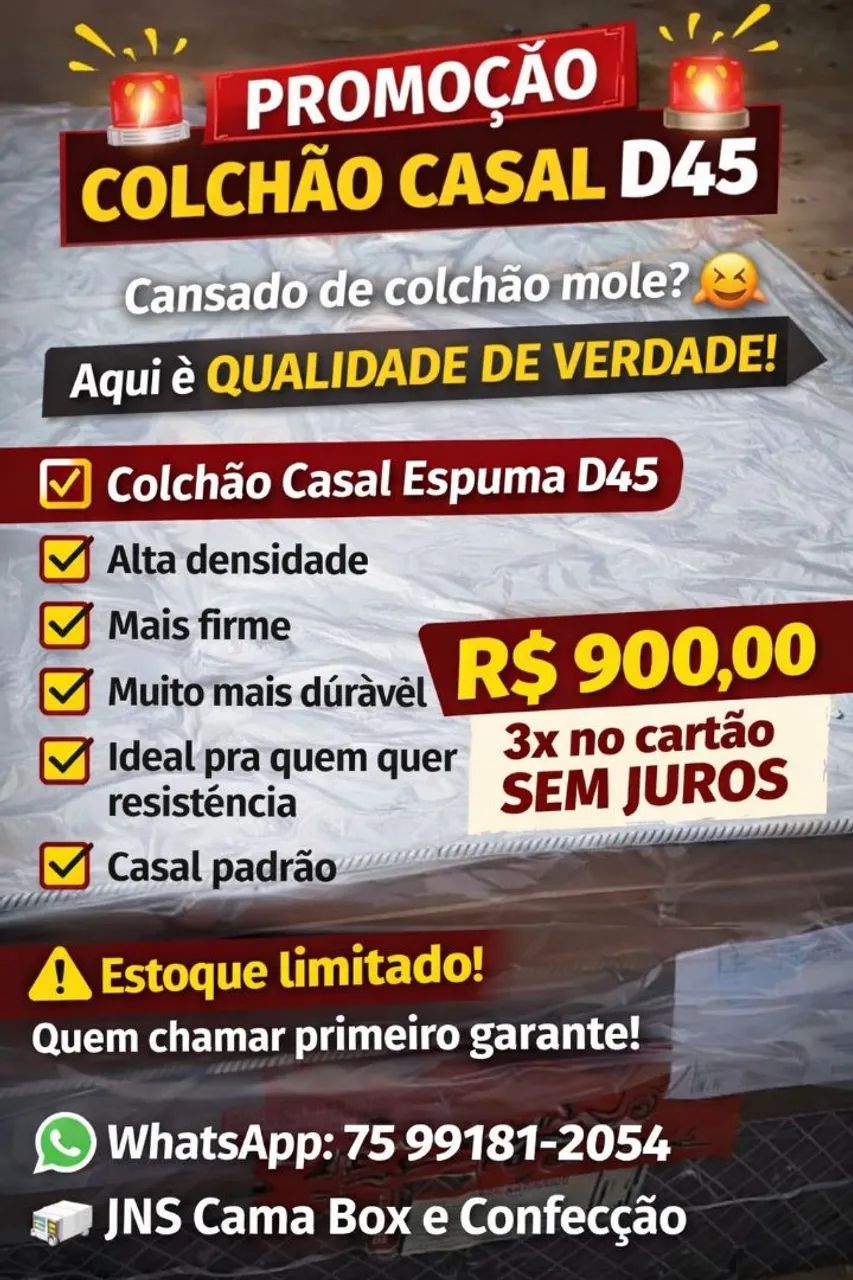 Colchão casal D45