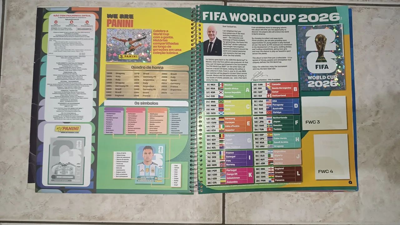 Álbum de figurinhas - Copa do mundo  - Foto 3