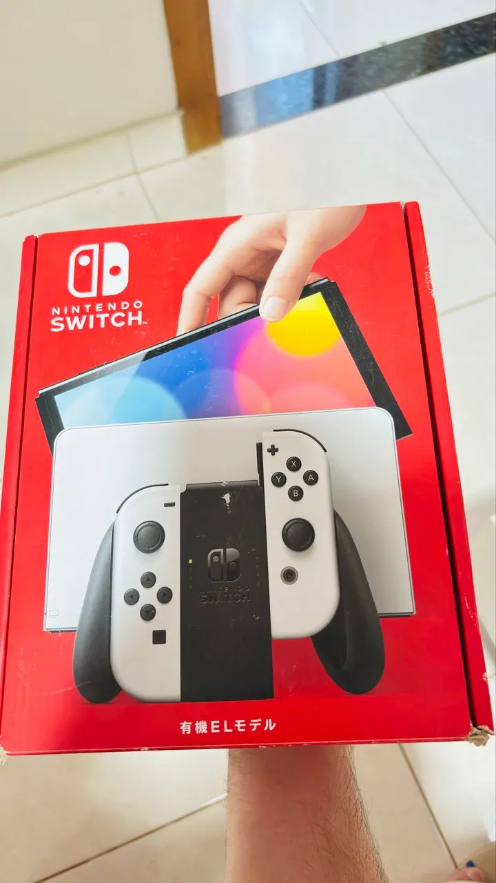 Nintendo Switch OLED Desbloqueado + 128GB | Completo e Pouco Uso - Foto 2