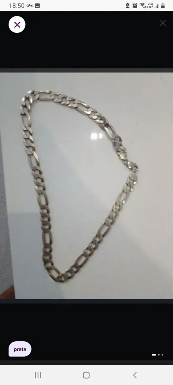Corrente elo de prata 925
