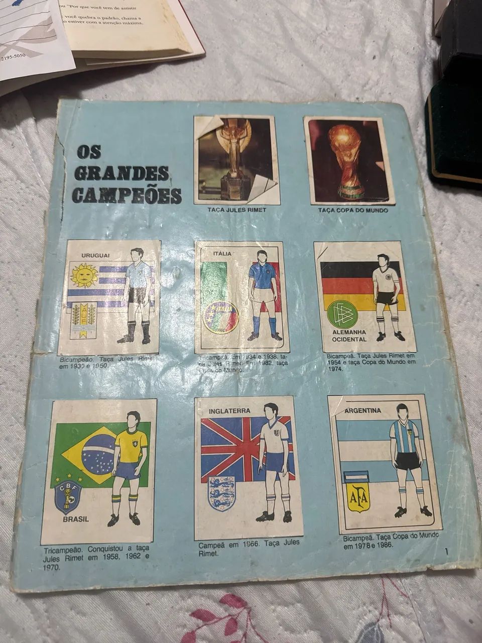 Álbum da Copa de 1990 - Completo!!!