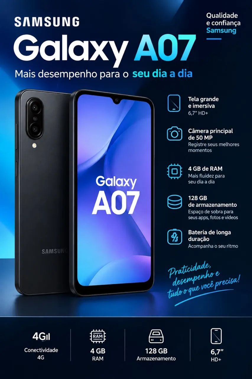Samsung Galaxy A07 128GB - Foto 2
