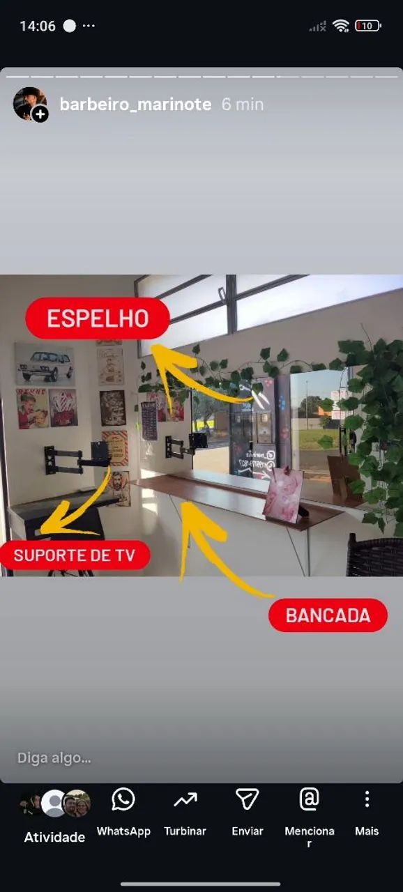 Bancada & espelho  - Foto 2