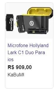Microfone p/ criador de conteúdo digital  - Foto 3