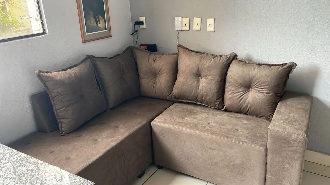 Sofá marrom  - Foto 2