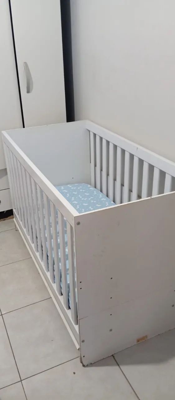 Berço com colchão+carrinho de bebê+bebê conforto  - Foto 3