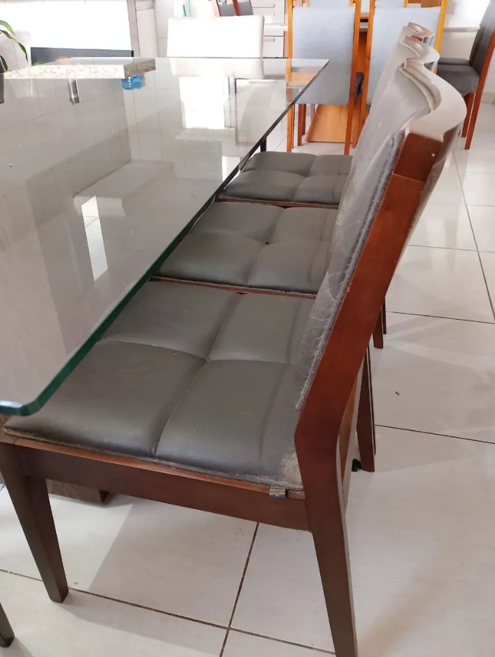 Mesa Madeira Maciça - Foto 3