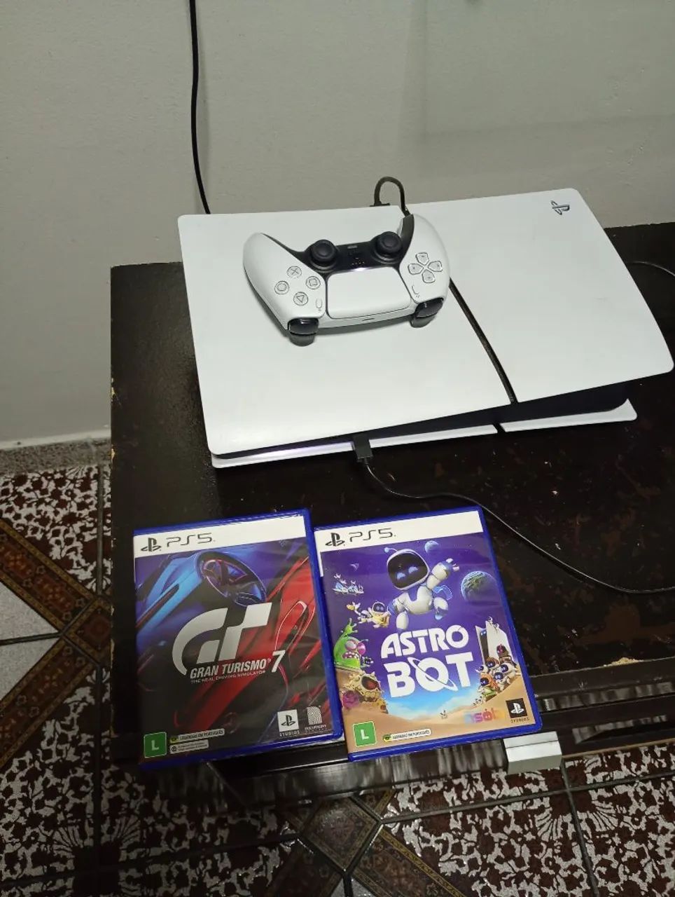 Playstation 5 slin, com leitor + 1tb 