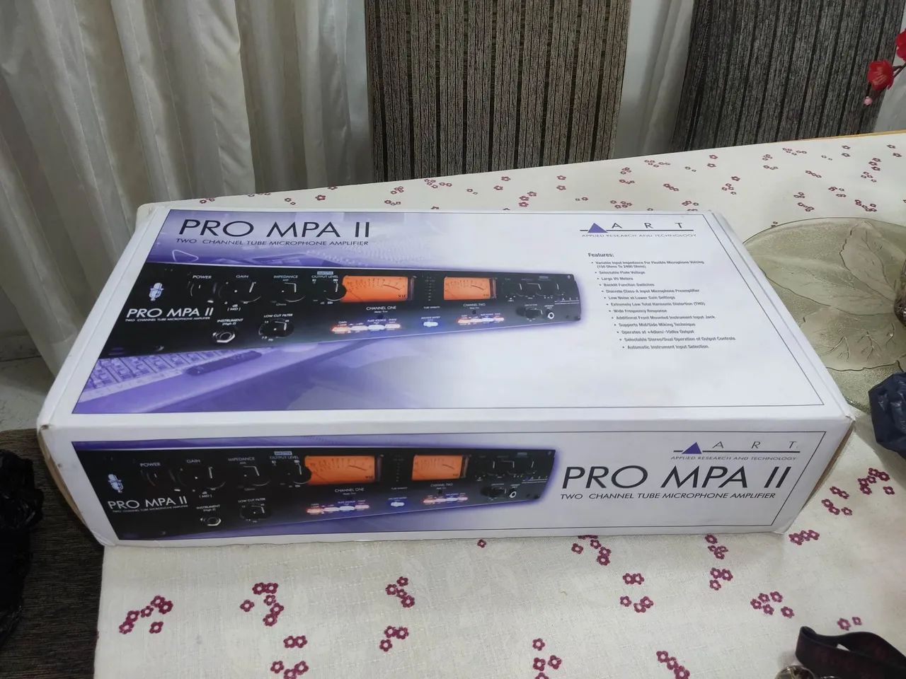 Pré amplificador ART pro mpa II 2 canais simplificação