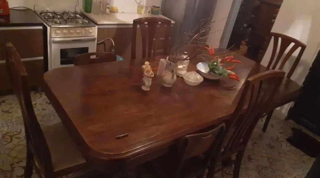 Solid Wood Table 2.20 x 1.10 m65204504798338122